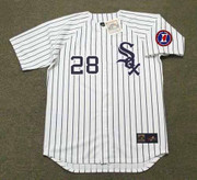 WILBUR WOOD Chicago White Sox 1968 Home Majestic Throwback Baseball Jersey - FRONT