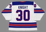 SPENCER KNIGHT 2020 USA Nike Throwback Hockey Jersey - BACK