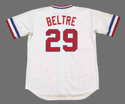 ADRIAN BELTRE Texas Rangers 1970's Home Majestic Throwback Baseball Jersey - BACK