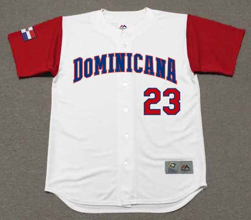 Baseball Dominican Republic Number Kit for 2017 White Jersey