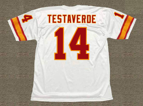 VINNY TESTAVERDE  Tampa Bay Buccaneers 1988 Wilson Throwback NFL Football  Jersey