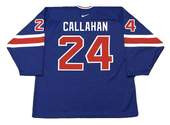 RYAN CALLAHAN 2004 USA Nike Throwback Hockey Jersey - BACK