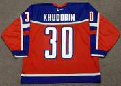 ANTON KHUDOBIN 2005 Team Russia Nike Throwback Hockey Jersey - BACK