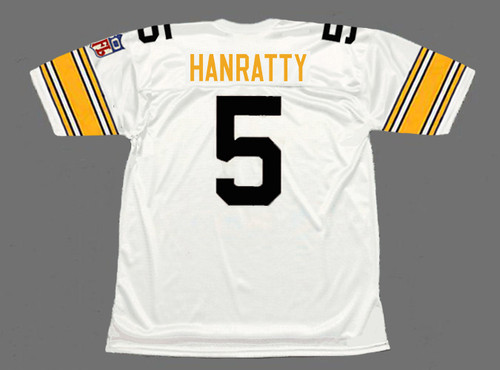 TERRY HANRATTY  Pittsburgh Steelers 1969 Wilson Throwback NFL Football  Jersey