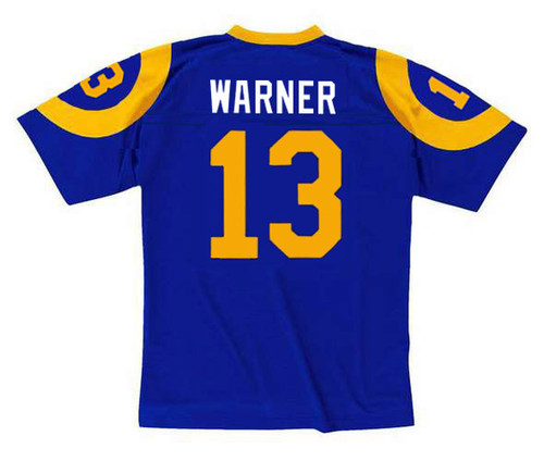 KURT WARNER CUSTOM ST LOUIS RAMS THROWBACK JERSEY