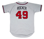 JOHN ROCKER Atlanta Braves 1999 Away Majestic Throwback Baseball Jersey - BACK