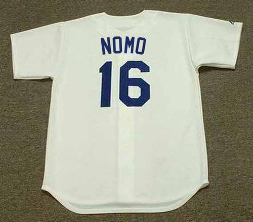 N2 ・9000円90sTシャツ HIDEO NOMOロサンゼルスドジャース16 Hideo Nomo #16 Los Angeles Dodgers Majestic Jersey Blue Sewn Men