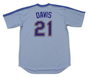 ALVIN DAVIS Seattle Mariners 1984 Majestic Away Throwback Baseball Jersey - BACK