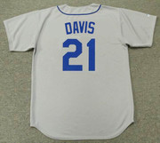 ALVIN DAVIS Seattle Mariners 1989 Away Majestic Throwback Baseball Jersey - BACK