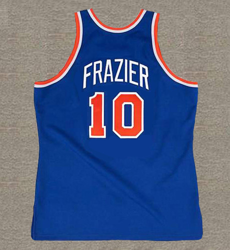 Walt Frazier Knicks NBA Basketball Jersey GOLD TAG 44