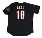 MOISES ALOU Houston Astros 2001 Alternate Majestic Baseball Throwback Jersey - BACK