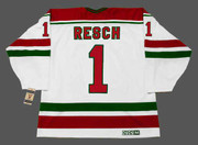 GLENN RESCH New Jersey Devils 1984 Home CCM Throwback Hockey Jersey - BACK