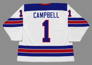 JACK CAMPBELL 2011 USA Nike Throwback Hockey Jersey - BACK