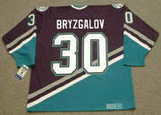 ILYA BRYZGALOV Anaheim Mighty Ducks 2005 Home CCM Throwback Hockey Jersey - BACK