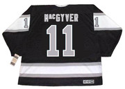 MacGYVER Los Angeles Kings 1980's CCM Vintage Away NHL Hockey Jersey - BACK