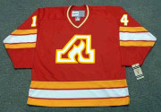 KENT NILSSON Atlanta Flames 1979 CCM Vintage Throwback NHL Hockey Jersey - FRONT