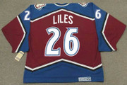 JOHN-MICHAEL LILES Colorado Avalanche 2003 CCM Vintage Throwback NHL Hockey Jersey - BACK