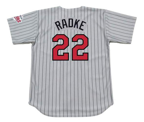 Vtg Youth Large Majestic BRAD RADKE #22 Minnesota Twins Jersey