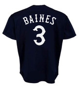 HAROLD BAINES Chicago White Sox 1981 Away Majestic Throwback Baseball Jersey - BACK