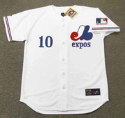 RUSTY STAUB Montreal Expos 1969 Home Majestic Baseball Throwback Jersey - FRONT