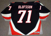 VICTOR OLOFSSON Buffalo Sabres 1990's CCM Vintage NHL Throwback Jersey - BACK