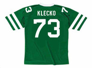 JOE KLECKO New York Jets 1984 Throwback Home NFL Football Jersey - BACK