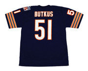 DICK BUTKUS Chicago Bears 1969 Home Throwback NFL Football Jersey - BACK