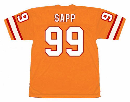 Tampa Bay Buccaneers SAPP 99 ユニフォーム 1997-00 Tampa Bay Buccaneers Sapp #99 Champion Home Jersey