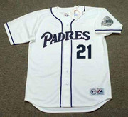 KEN CAMINITI San Diego Padres 1998 Home Majestic Throwback Baseball Jersey - FRONT