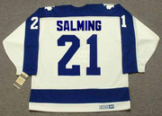 BORJE SALMING Toronto Maple Leafs 1987 Away CCM Vintage Throwback Hockey Jersey - BACK