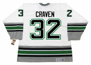 MURRAY CRAVEN Hartford Whalers 1992 Home CCM Vintage Throwback NHL Jersey - BACK