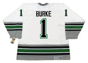 SEAN BURKE Hartford Whalers 1993 Home CCM Vintage Throwback NHL Jersey - BACK