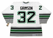 STU GRIMSON Hartford Whalers 1996 Home CCM Vintage Throwback NHL Jersey - BACK