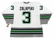 ZARLEY ZALAPSKI Hartford Whalers 1992 Home CCM Vintage Throwback NHL Jersey - BACK