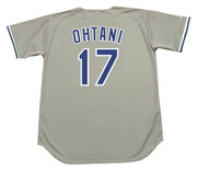 SHOHEI OHTANI Los Angeles Dodgers 1980's Away Majestic Baseball Jersey - BACK