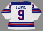 RYAN LEONARD 2023 USA Nike Throwback Hockey Jersey - BACK