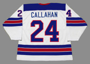 RYAN CALLAHAN 2010 USA Nike White Olympic Throwback Hockey Jersey