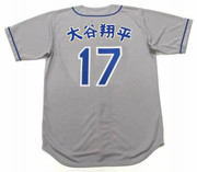 SHOHEI OHTANI Los Angeles Dodgers 2002 Away Majestic "Japanese" Baseball Jersey - BACK