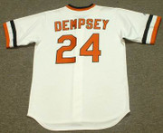 RICK DEMPSEY Baltimore Orioles 1983 Majestic Home Cooperstown Throwback Jersey