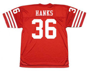 MERTON HANKS San Francisco 49ers 1992 Home Throwback NFL Football Jersey - BACK