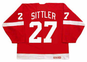 DARRYL SITTLER Detroit Red Wings 1984 CCM Away Throwback NHL Hockey Jersey - BACK