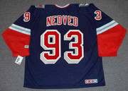 PETR NEDVED New York Rangers 1999 Alternate CCM Vintage Throwback NHL Jersey - BACK