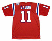 TONY EASON New England Patriots 1984 Throwback Home NFL Football Jersey - BACK