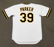 DAVE PARKER Pittsburgh Pirates 1980 Home Majestic Throwback Baseball Jersey - back