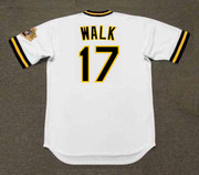 BOB WALK Pittsburgh Pirates 1990 Home Majestic Throwback Baseball Jersey - BACK