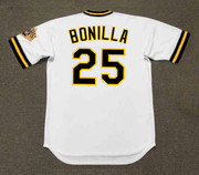 BOBBY BONILLA Pittsburgh Pirates 1990 Home Majestic Throwback Baseball Jersey - back