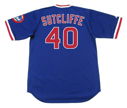 RICK SUTCLIFFE Chicago Cubs 1991 Majestic Throwback Home Baseball Jersey -  Custom Throwback Jerseys