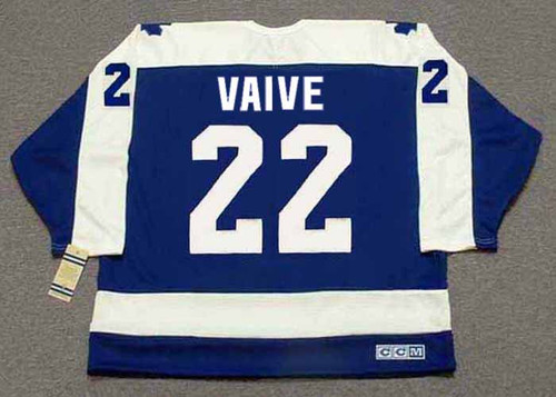 Rick Vaive Toronto Maple Leafs Game Used Jersey - Game Used Only