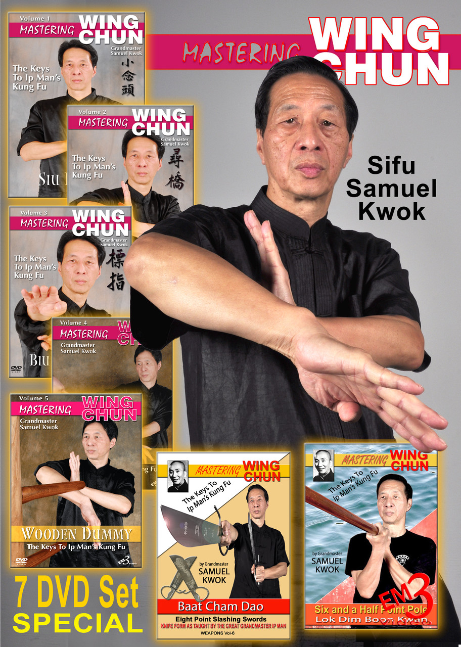 MASTERING WING CHUN 7 DVD Collectors Edition Volume 1-7 The Keys To Ip  Man’s Kung Fu By Grandmaster Samuel Kwok AS TAUGHT BY THE GREAT GRANDMASTER  IP 