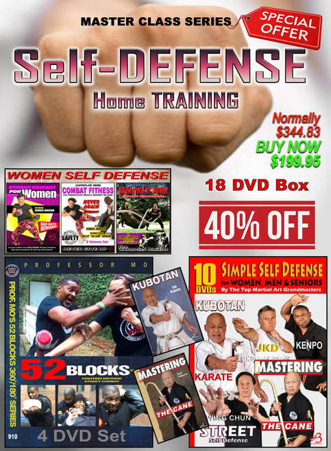 SELF DEFENSE (18 DVD) Special - Ultimate Street Survival Arsenal!